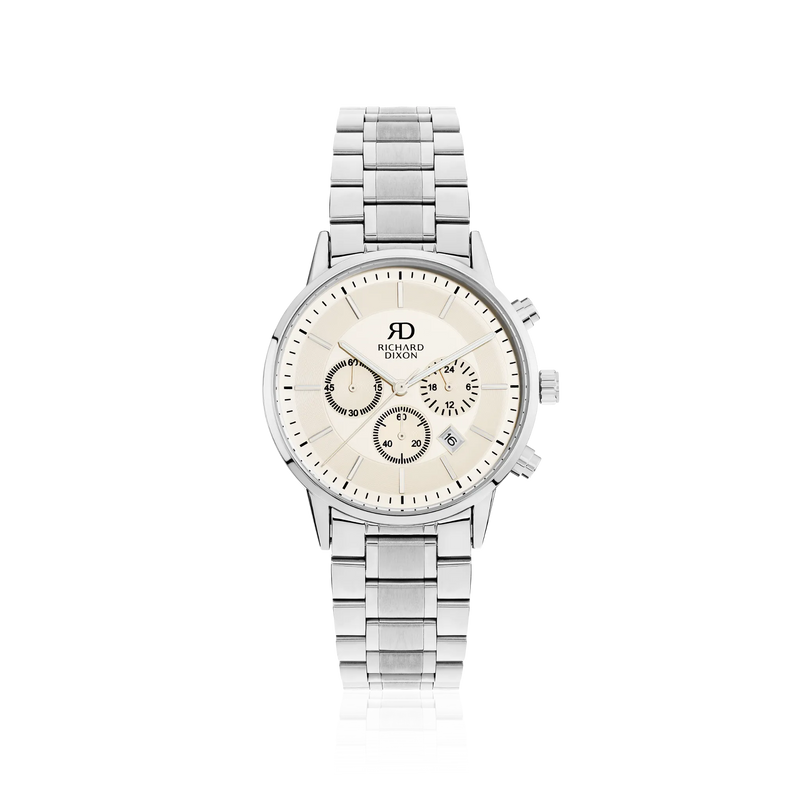 Royal Chrono Steel Silver White