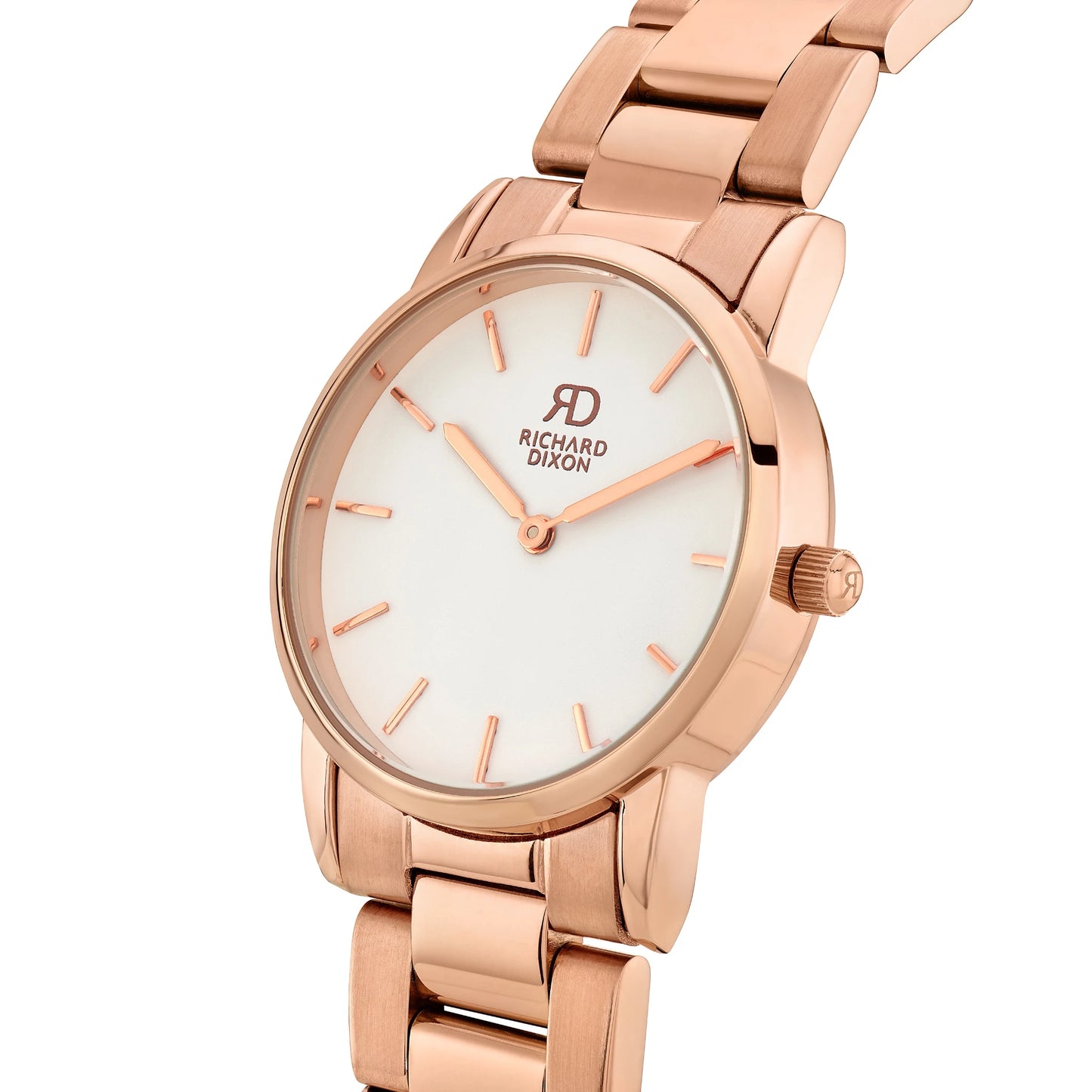 Timeless Steel Rose Gold White